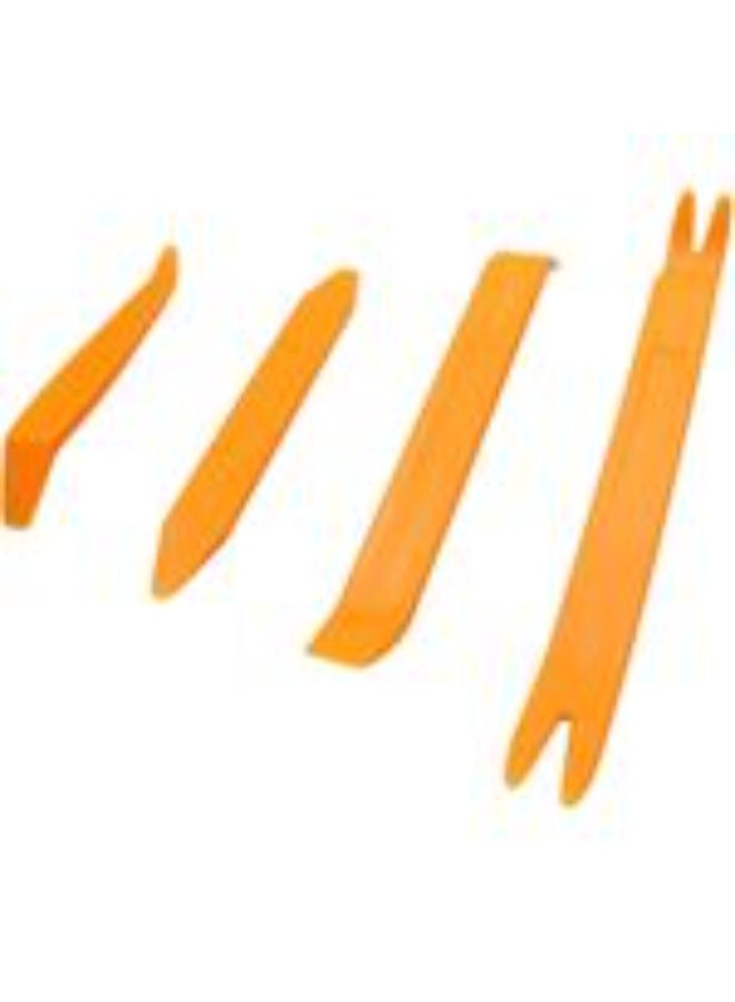 4pcs Panel Trim Auto Removal Tool Door Clip Removal Tool Pry Tool Kit Car Dash Audio Installer Radio Removal Pry Kit Tool Multicolour - Image 3